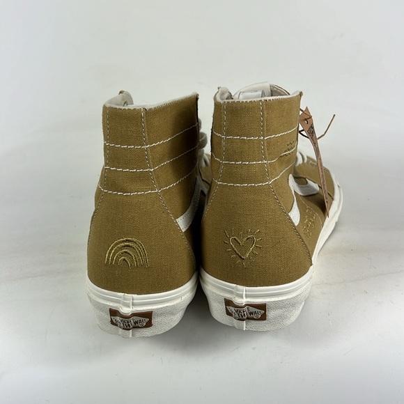 New Vans eco therapy tan white Khaki sk8 hi top athletic sneakers men’s size 12 - Picture 7 of 9